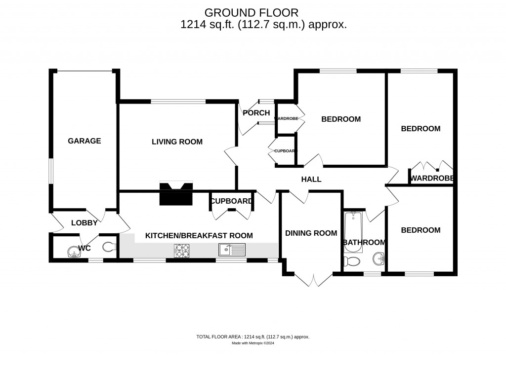 Floorplans For Bodenham, Hereford