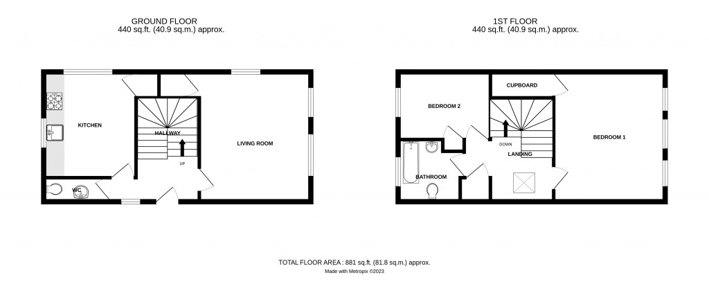 Floorplans For Hinton Road, Hereford