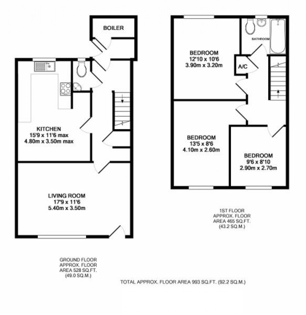 Floorplans For Raven Walk, Hereford