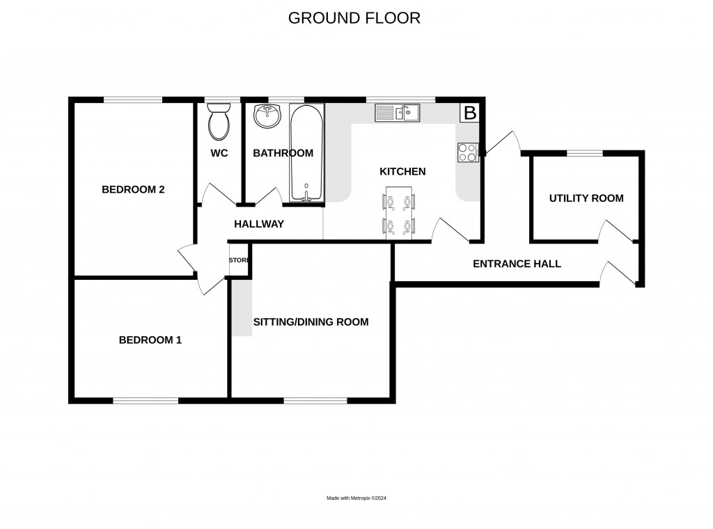Floorplans For Clehonger, Hereford