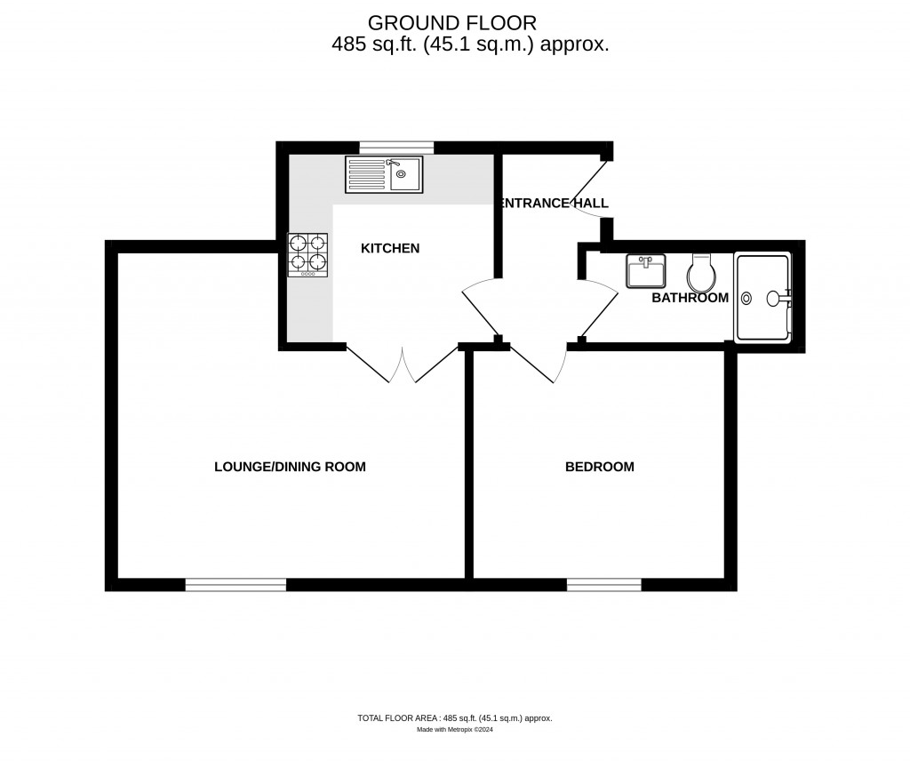 Floorplans For Worcester Road, Ledbury, Herefordshire