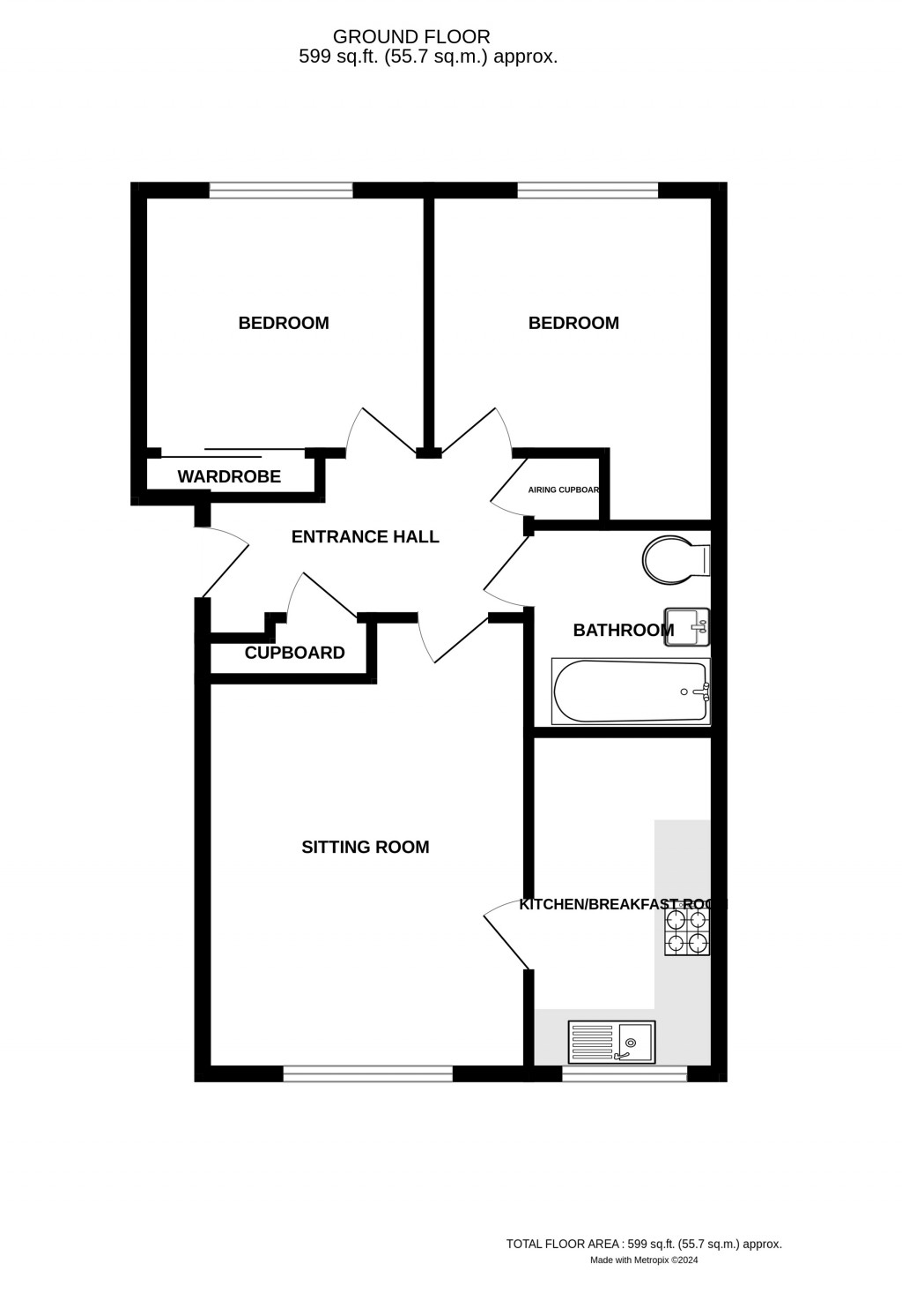 Floorplans For Furlong Court, Ledbury, Herefordshire