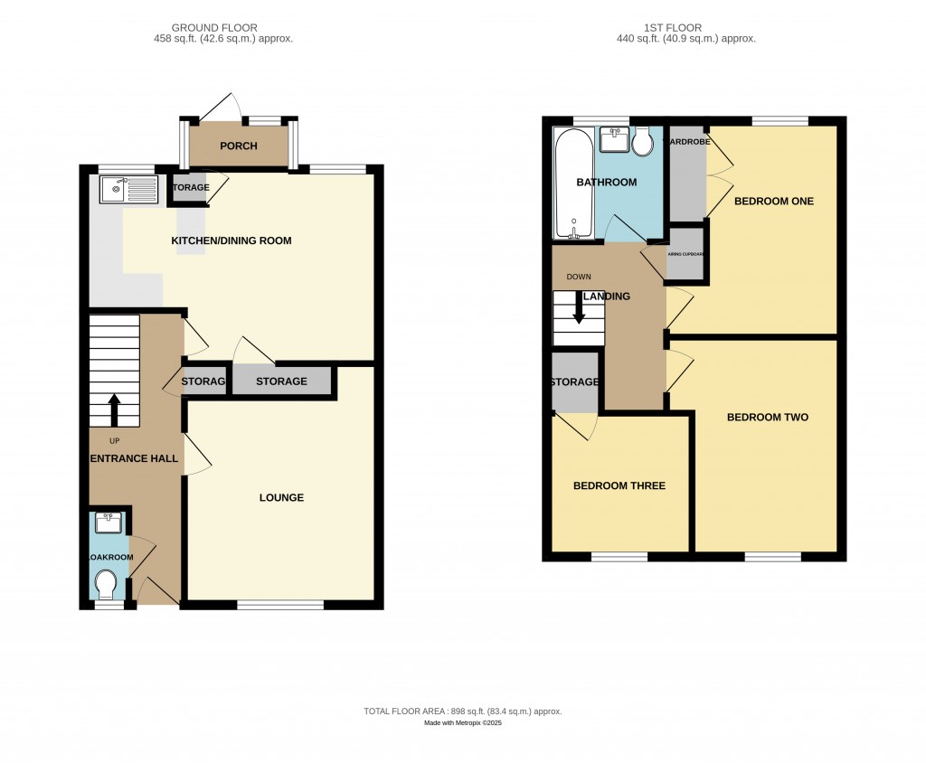 Floorplans For Belle Orchard Close, Ledbury, Herefordshire