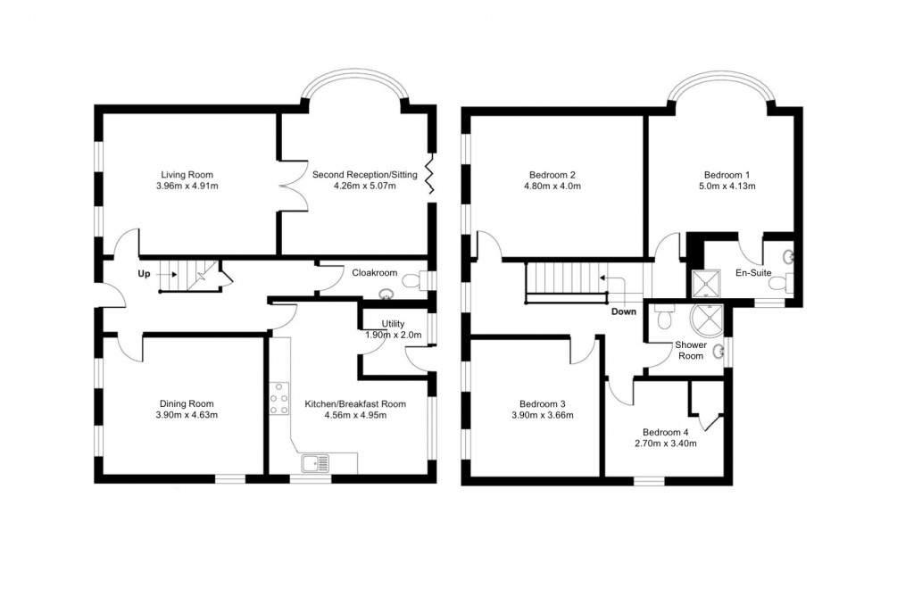Floorplans For Roman Road, Hereford