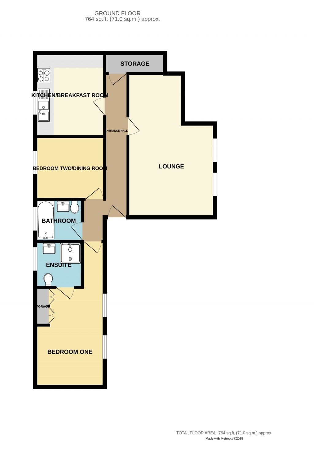 Floorplans For Orchard Lane, Ledbury, Herefordshire