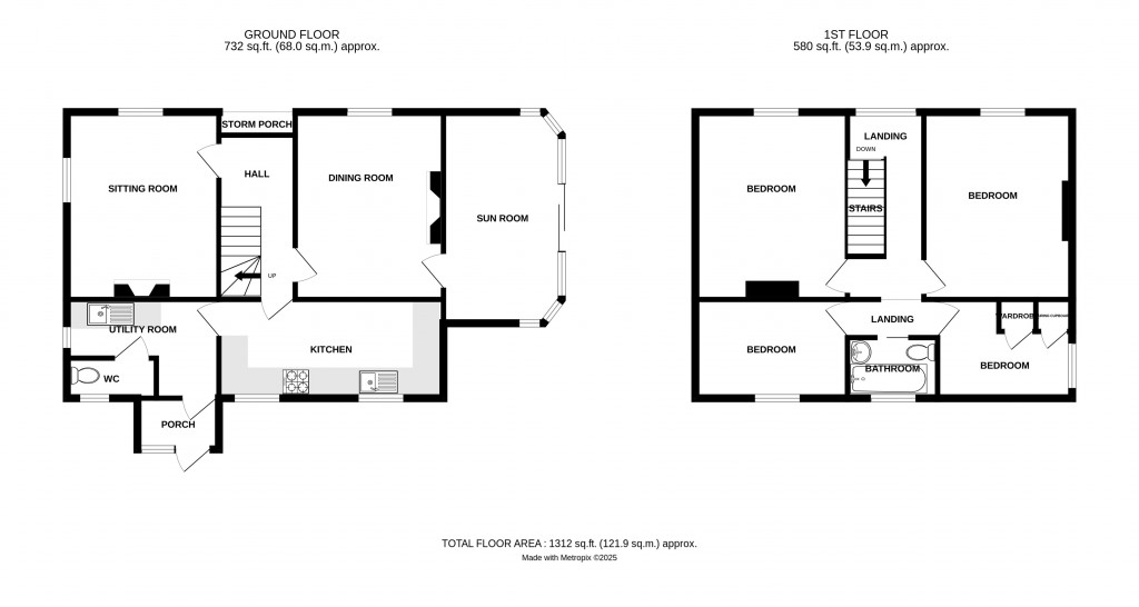 Floorplans For Woolhope, Hereford