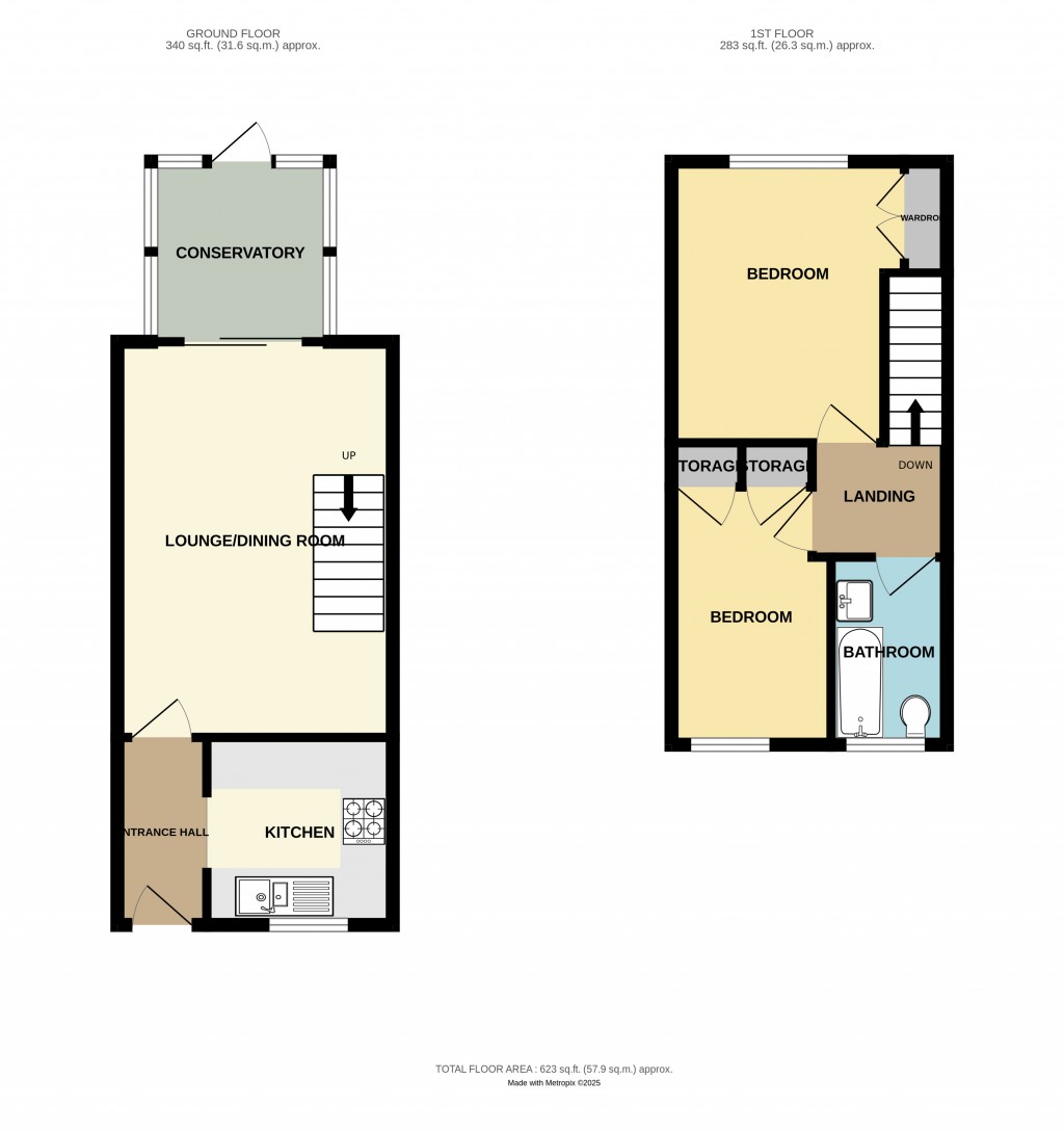 Floorplans For Viking Way, Ledbury, Herefordshire