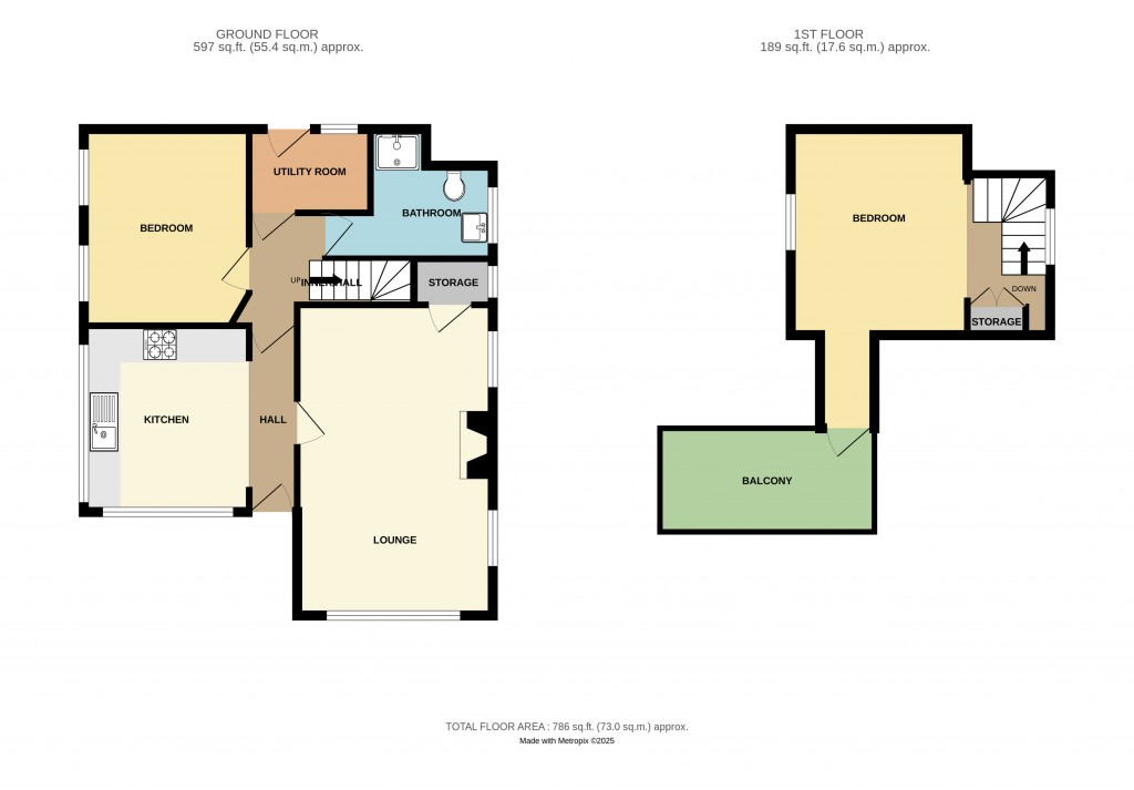 Floorplans For Upperfields, Ledbury, Herefordshire