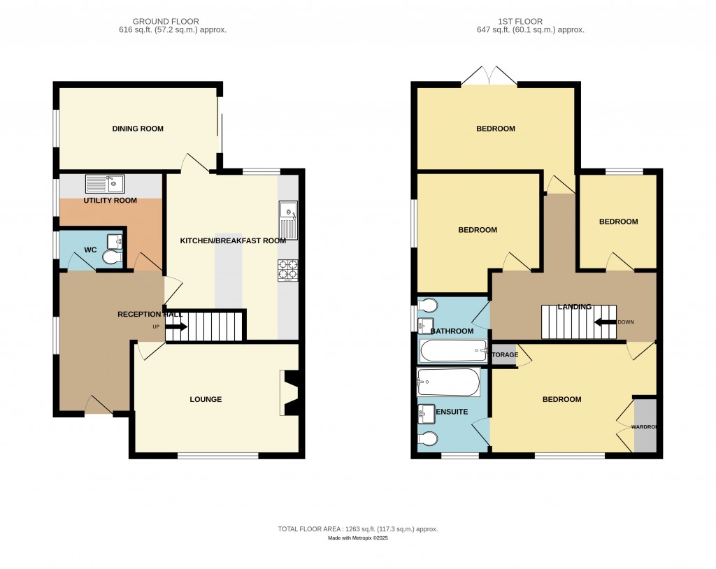 Floorplans For Wellington Heath, Ledbury, Herefordshire