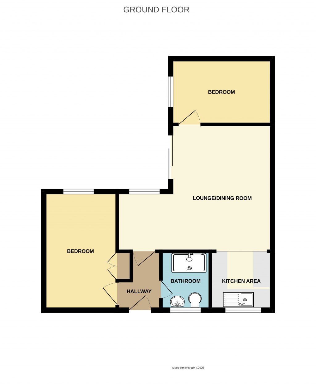 Floorplans For Queens Court, Ledbury, Herefordshire