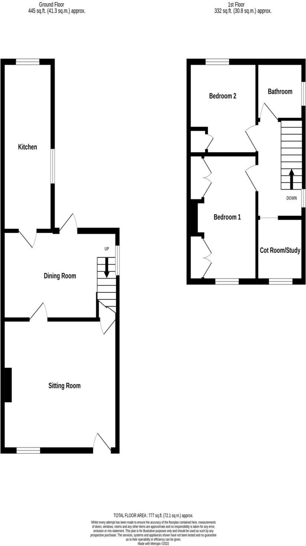 Floorplans For Church Road, Hereford