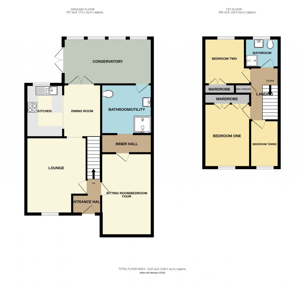 Floorplans For Robinsons Meadow, Ledbury, Herefordshire