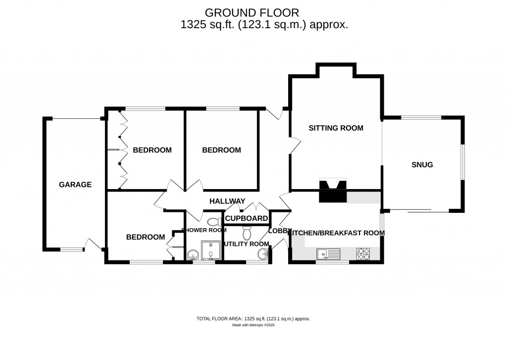 Floorplans For Lower Eggleton, Ledbury, Herefordshire