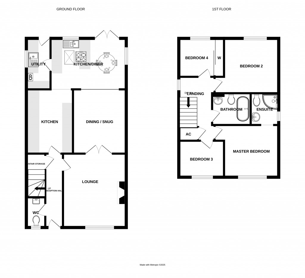Floorplans For Sherrington Drive, Hereford