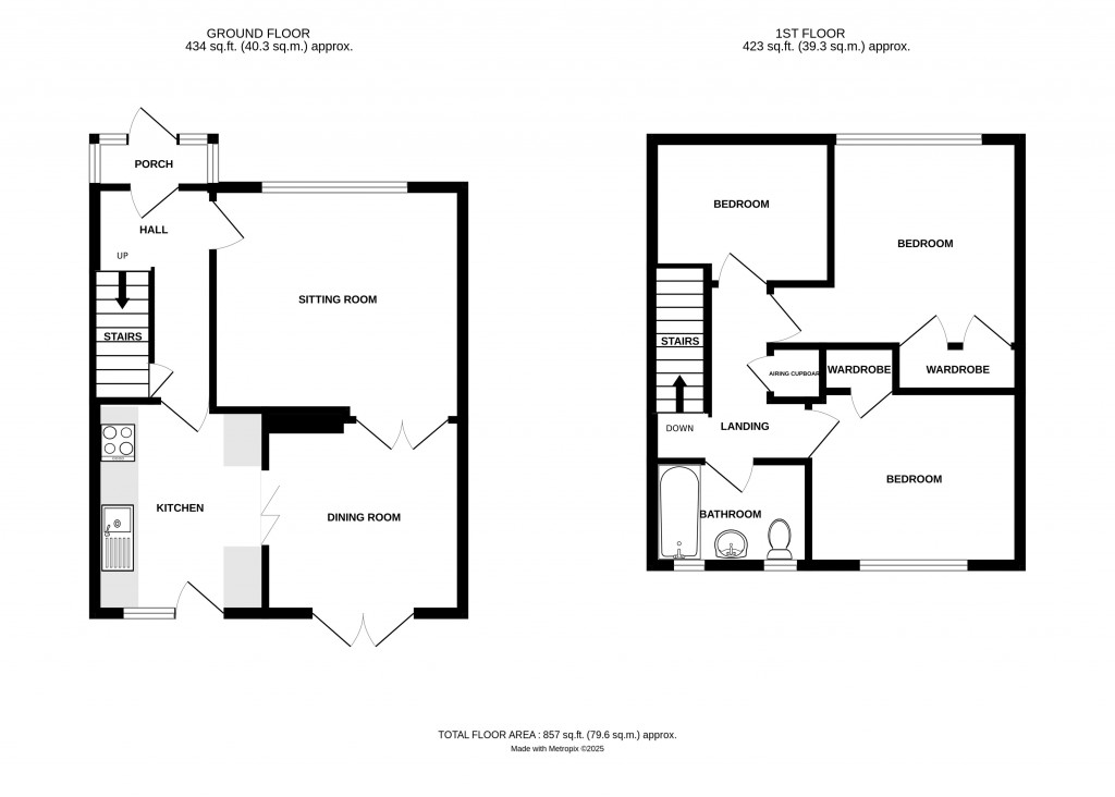 Floorplans For Tupsley, HR1, Hereford