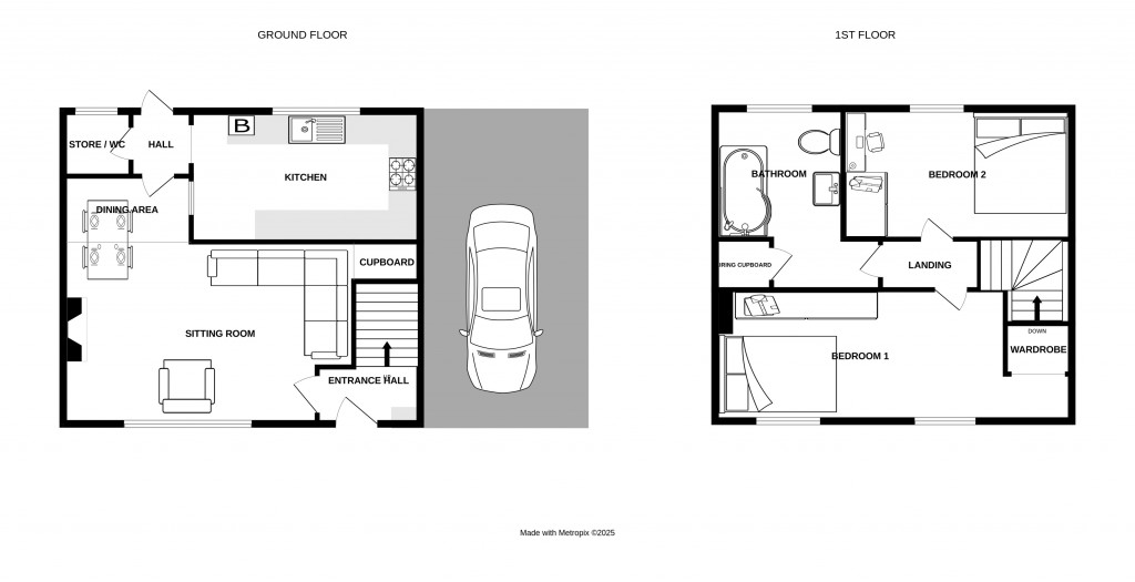 Floorplans For Frederick Avenue, Hereford