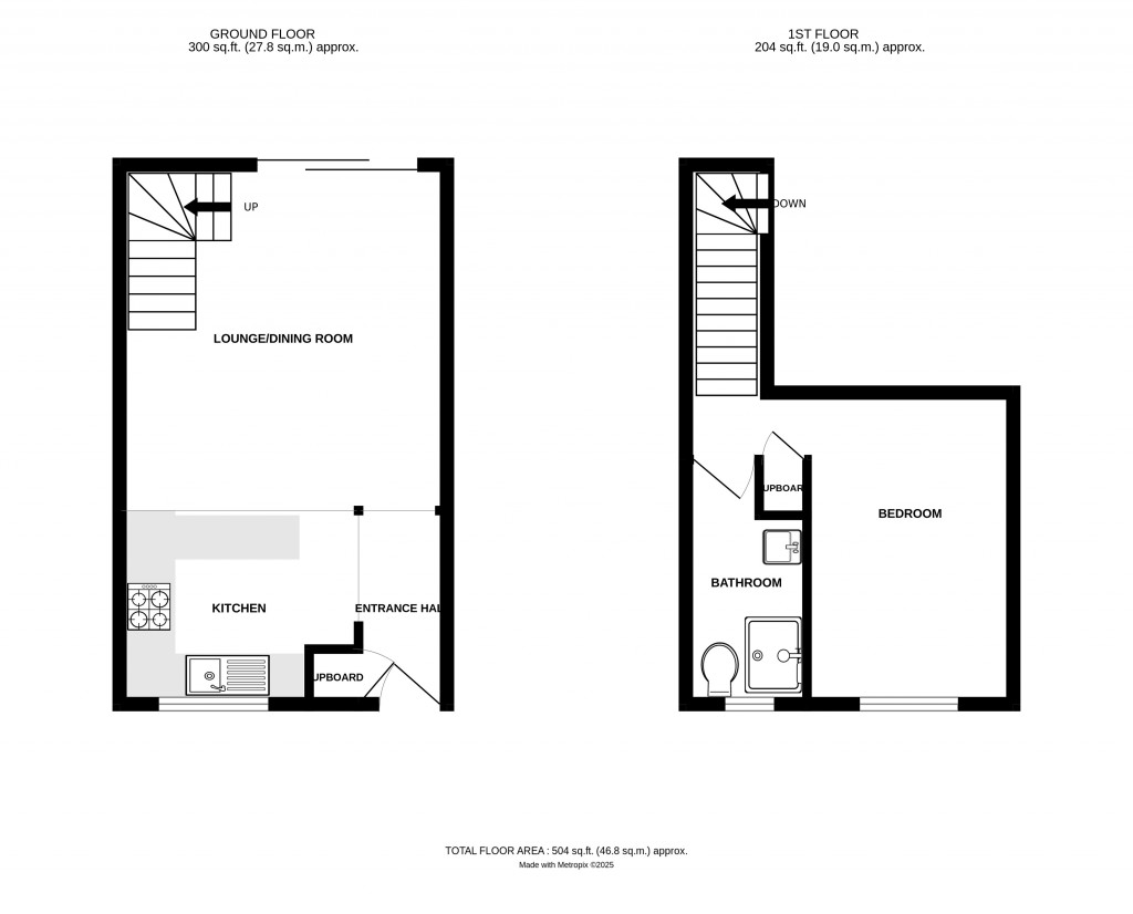 Floorplans For Withybrook Close, Hereford