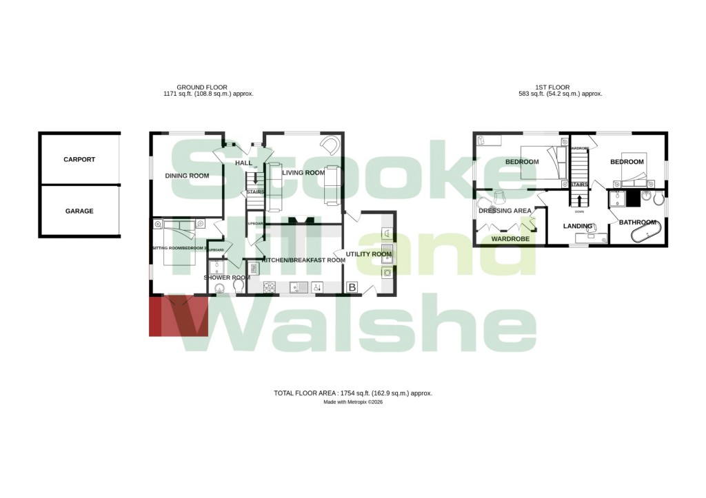 Floorplans For Preston-on-Wye, Hereford