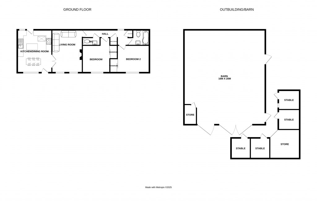 Floorplans For Much Cowarne, Bromyard, Herefordshire