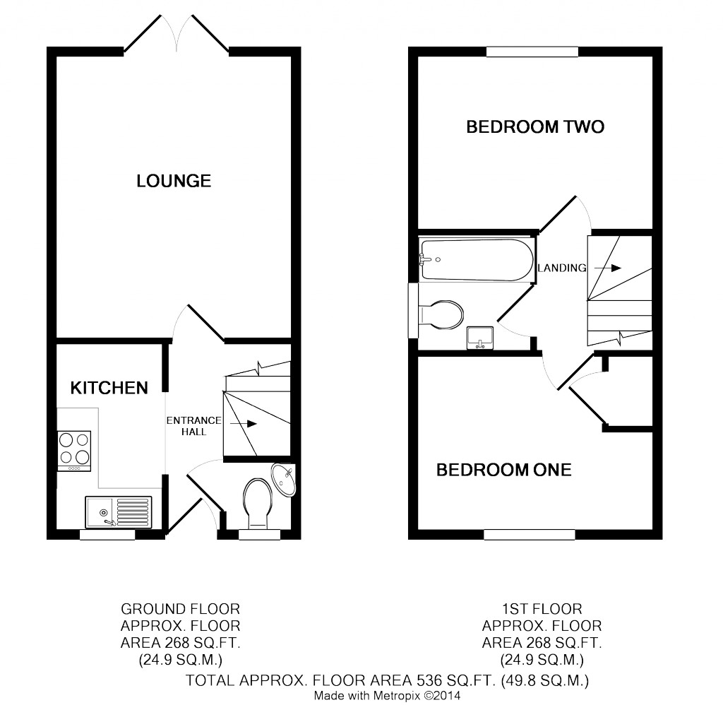 Floorplans For Childer Road, Ledbury