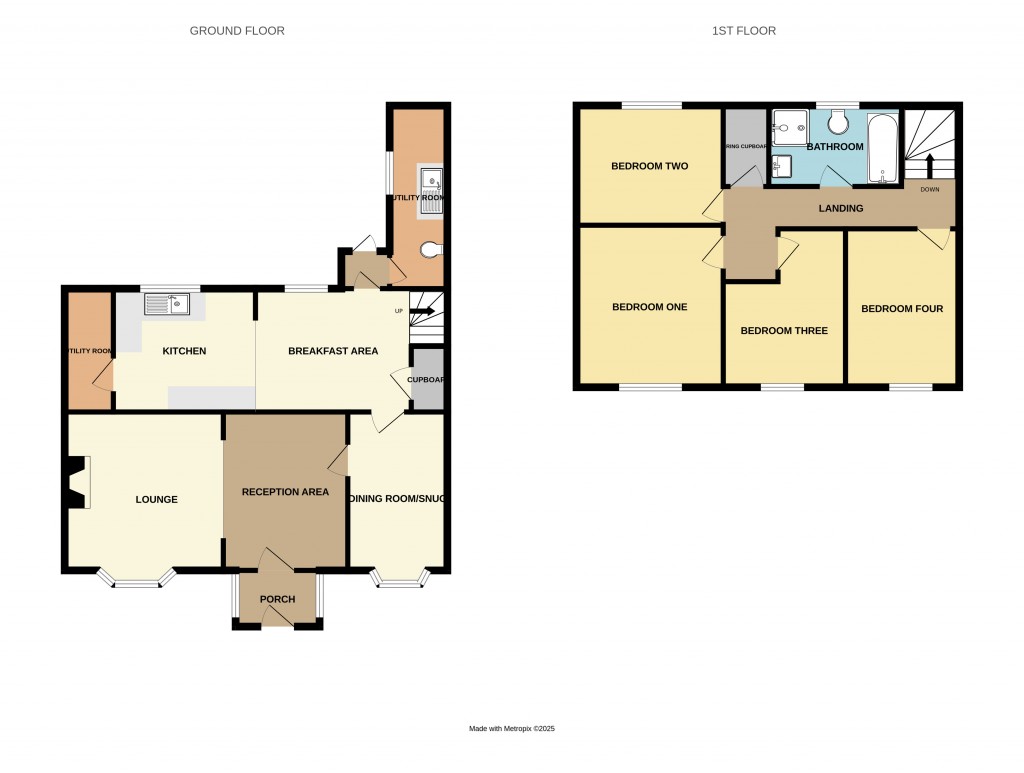 Floorplans For Putley Common, Ledbury, Herefordshire