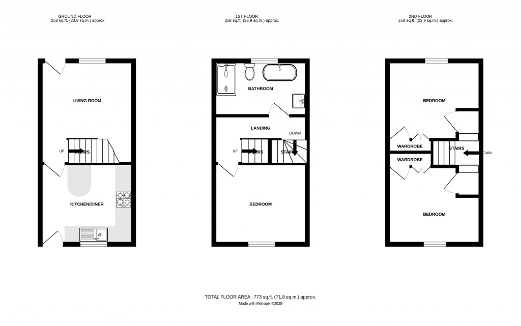 Floorplans For St Owens Street, HEREFORD