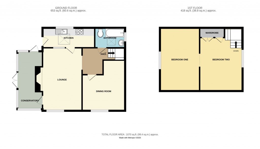 Floorplans For Tarrington, Hereford
