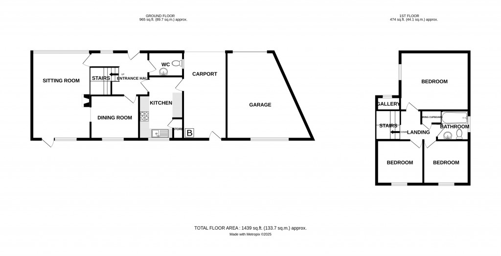 Floorplans For Bishopstone, Hereford