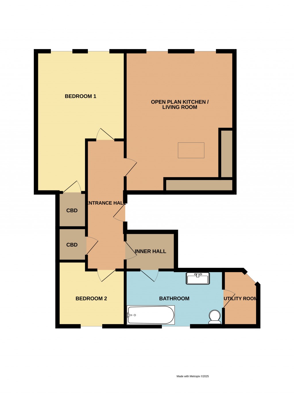Floorplans For The Homend, Ledbury, Herefordshire