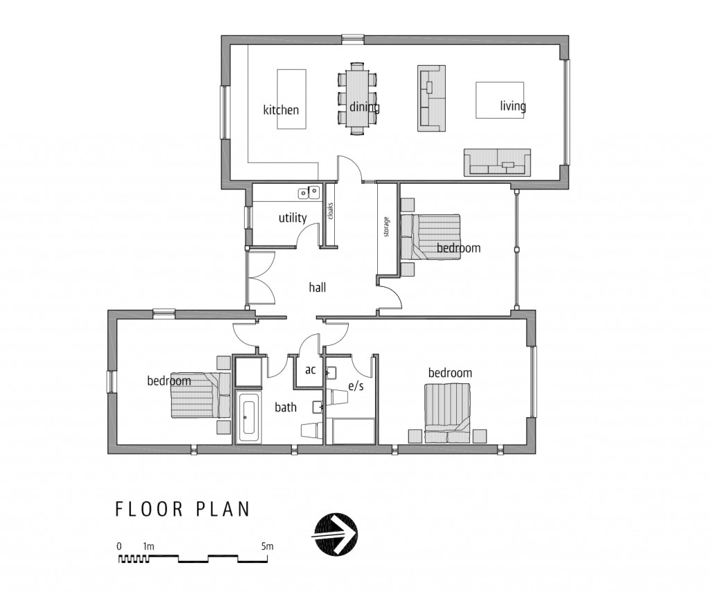 Floorplans For Crowmoor Lane, Tillington, Hereford