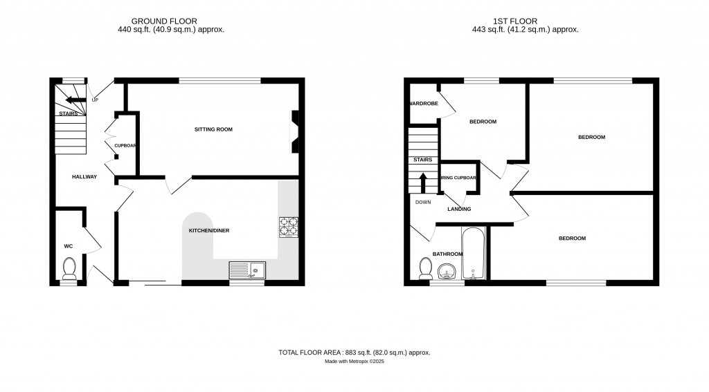 Floorplans For Waterfield Road, Hereford