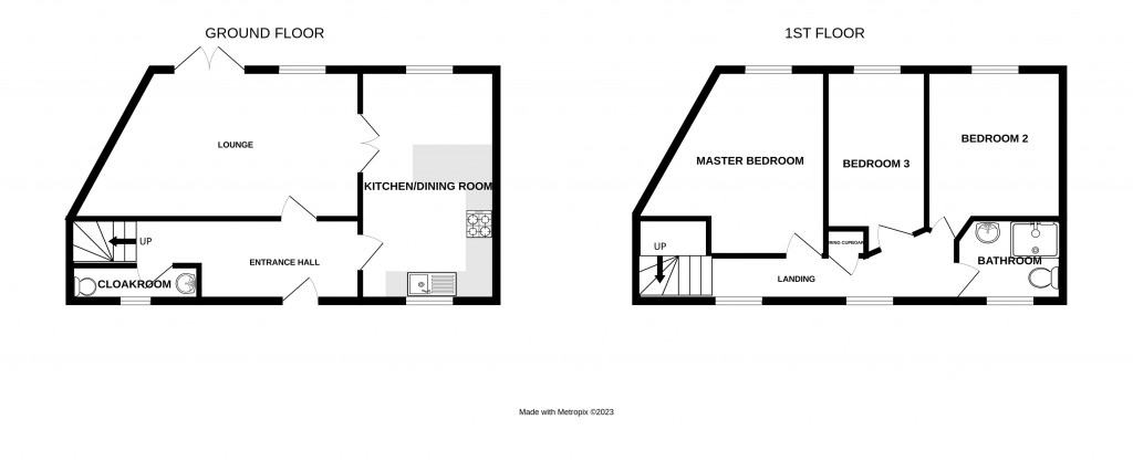 Floorplans For Lady Somerset Drive, Ledbury, Herefordshire