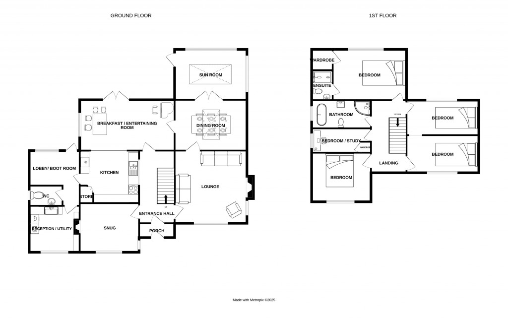 Floorplans For Salisbury Avenue, Hereford