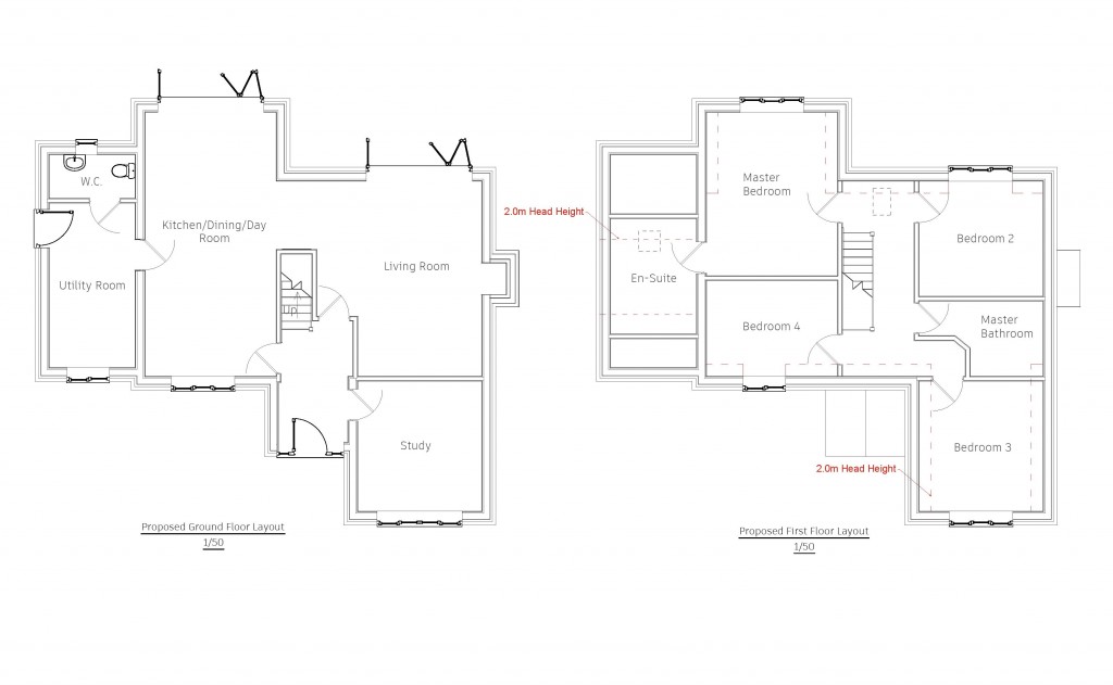 Floorplans For Lower Eggleton, Herefordshire