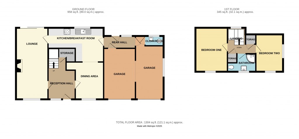 Floorplans For Parkway, Ledbury, Herefordshire