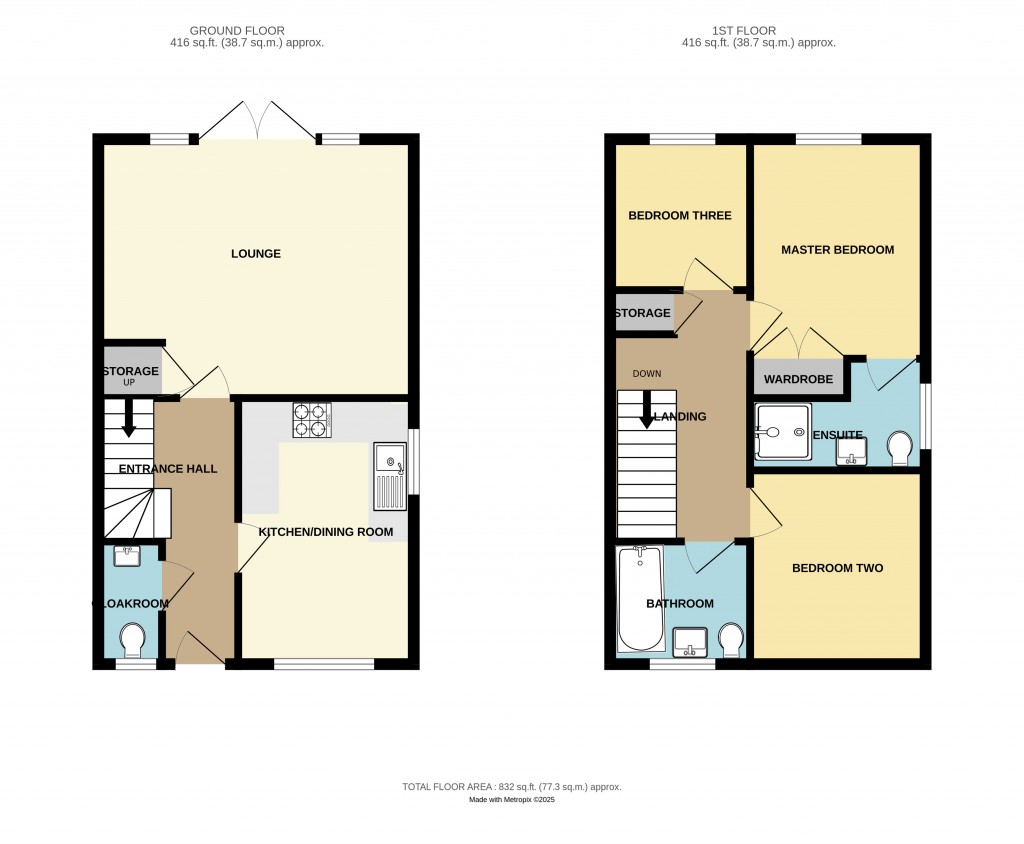 Floorplans For Malvern Oaks Close, Cradley, Herefordshire