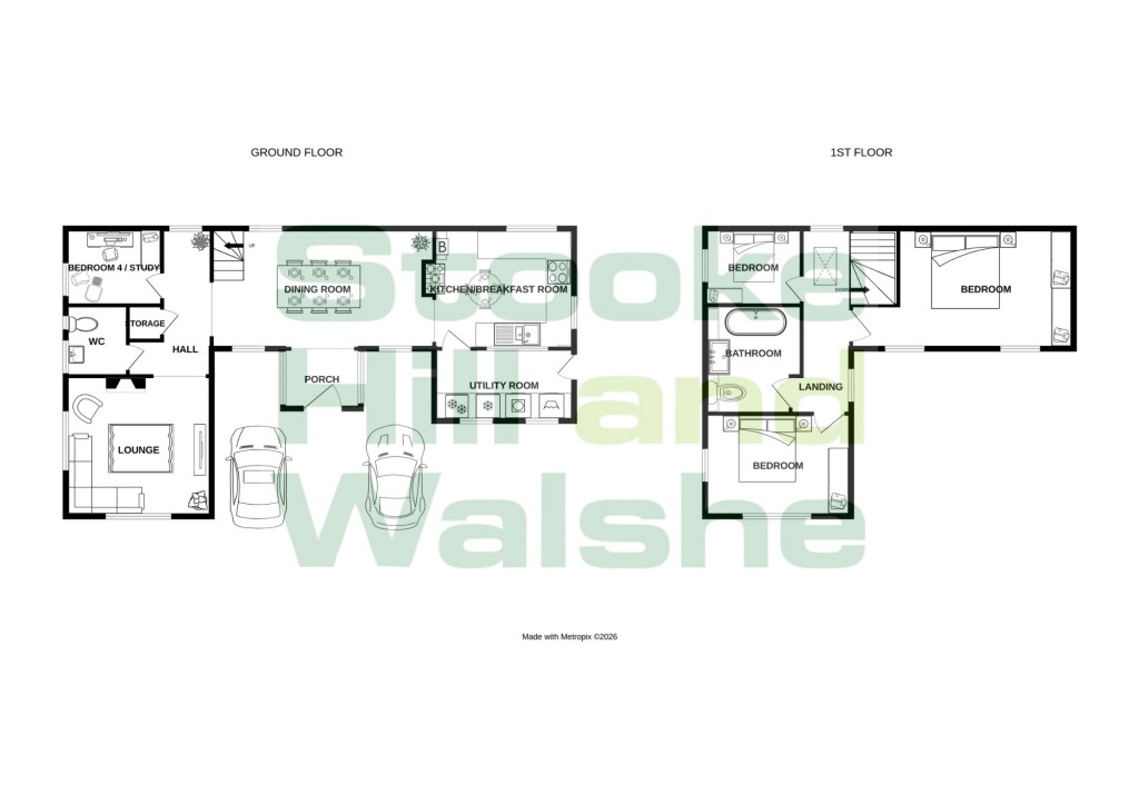 Floorplans For Stretton Sugwas, Hereford