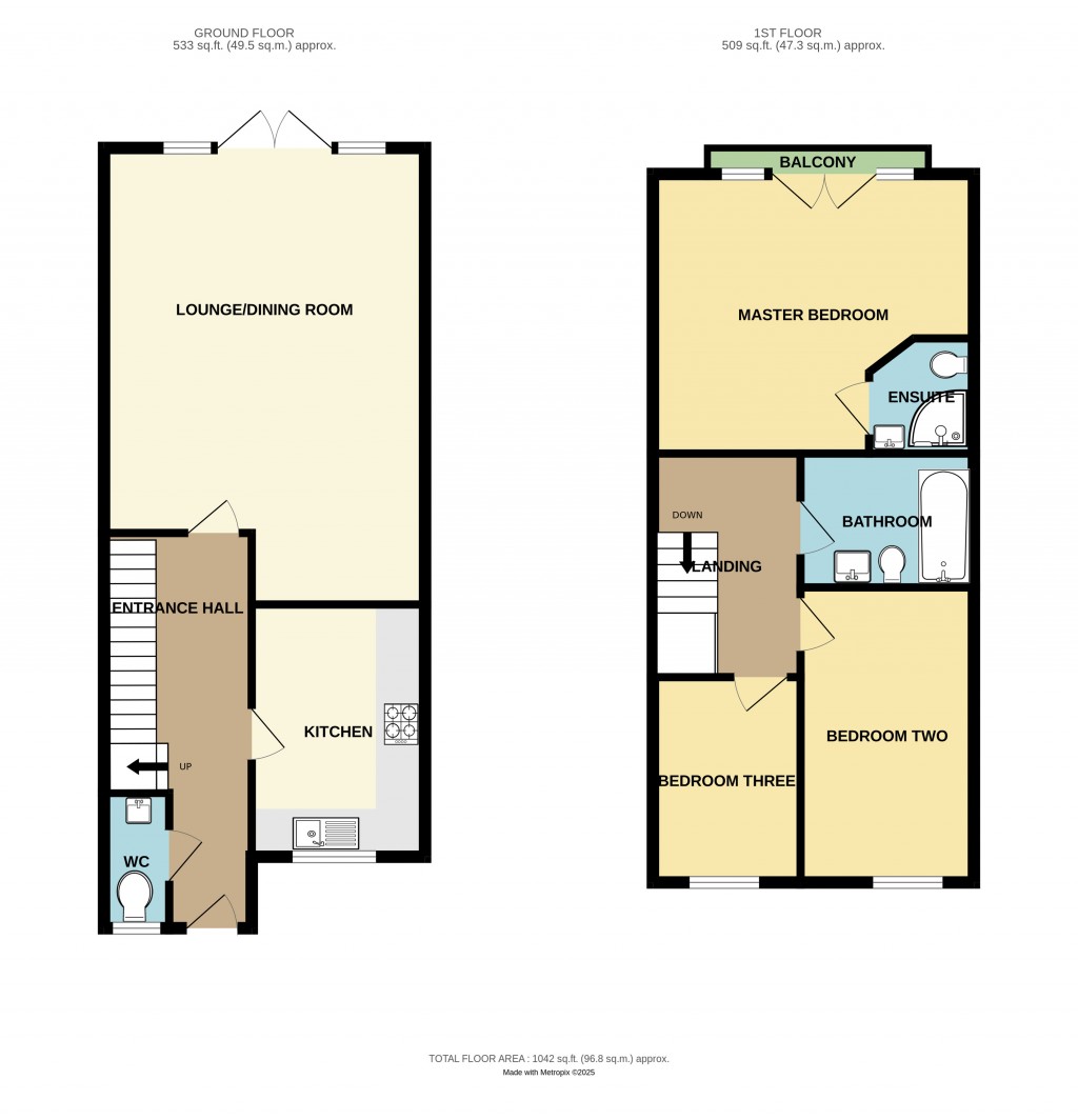 Floorplans For High View Row, Ledbury