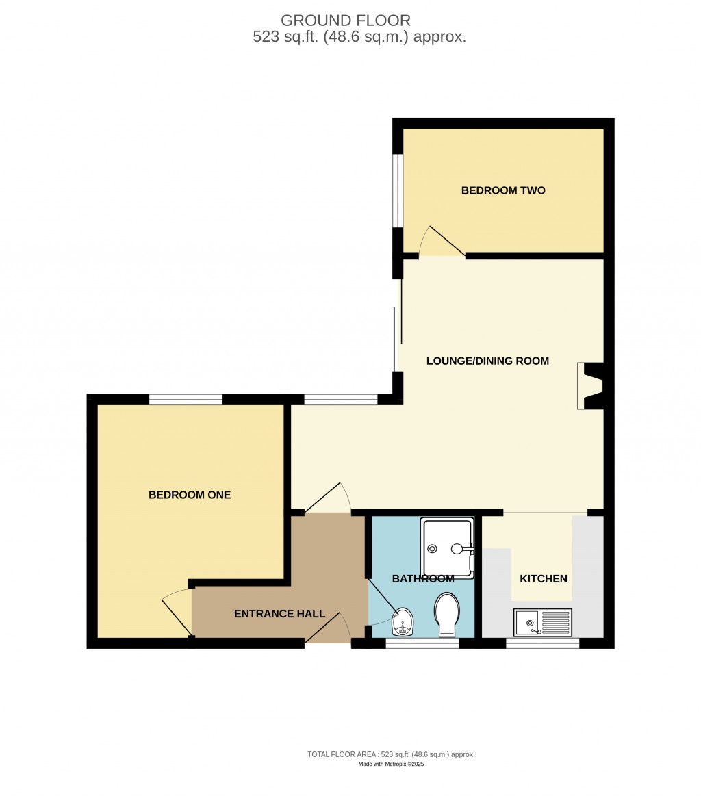 Floorplans For Queens Court, Ledbury