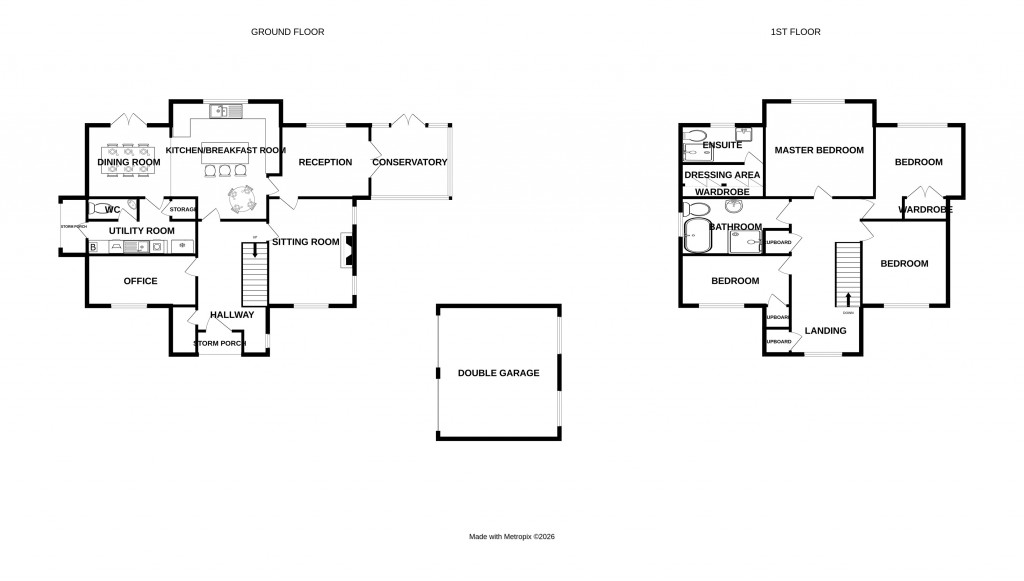 Floorplans For Hampton Bishop, Hereford