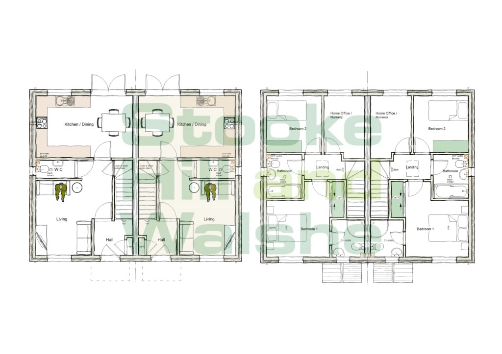 Floorplans For Holmer, Hereford