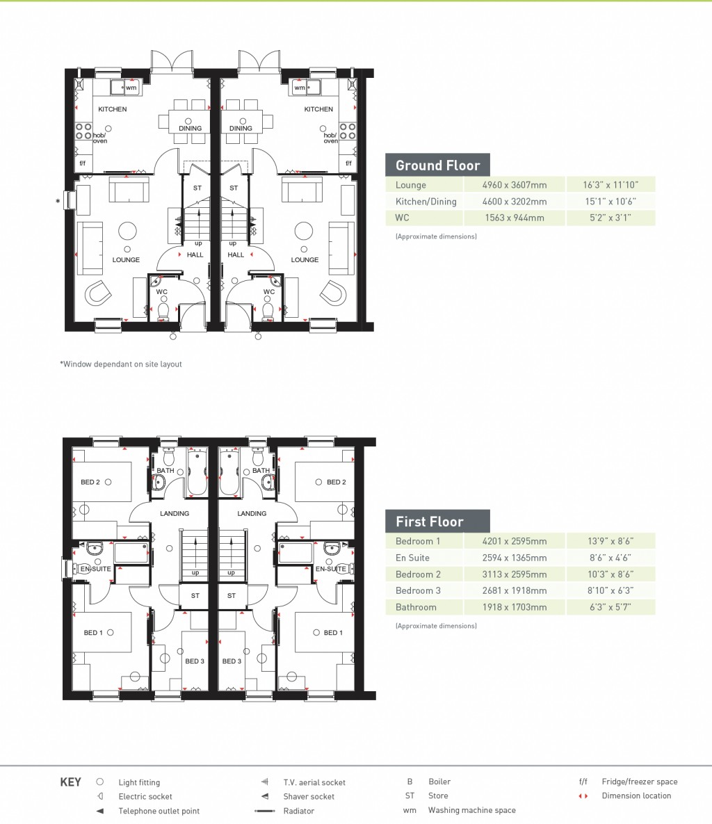 Floorplans For Hylidae Rd, HR1, Hereford