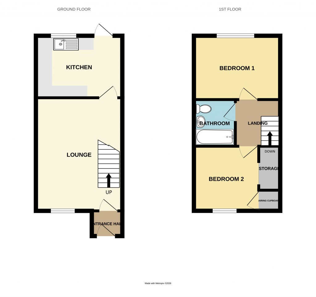 Floorplans For Russet Close, Ledbury, Herefordshire