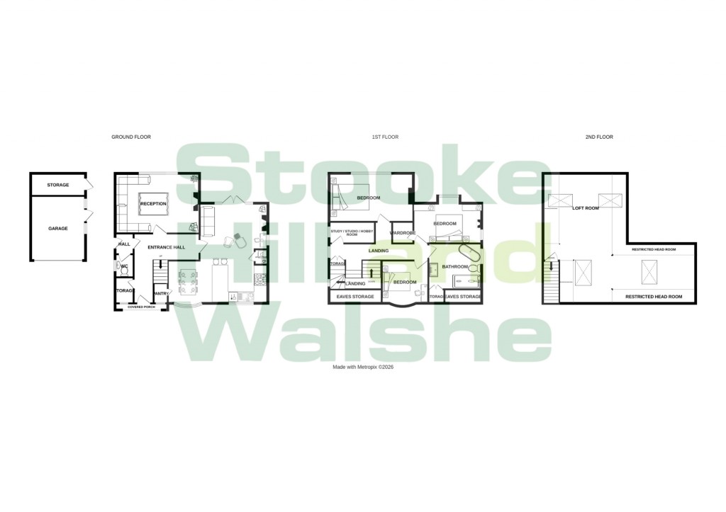 Floorplans For Kings Acre Road, Hereford