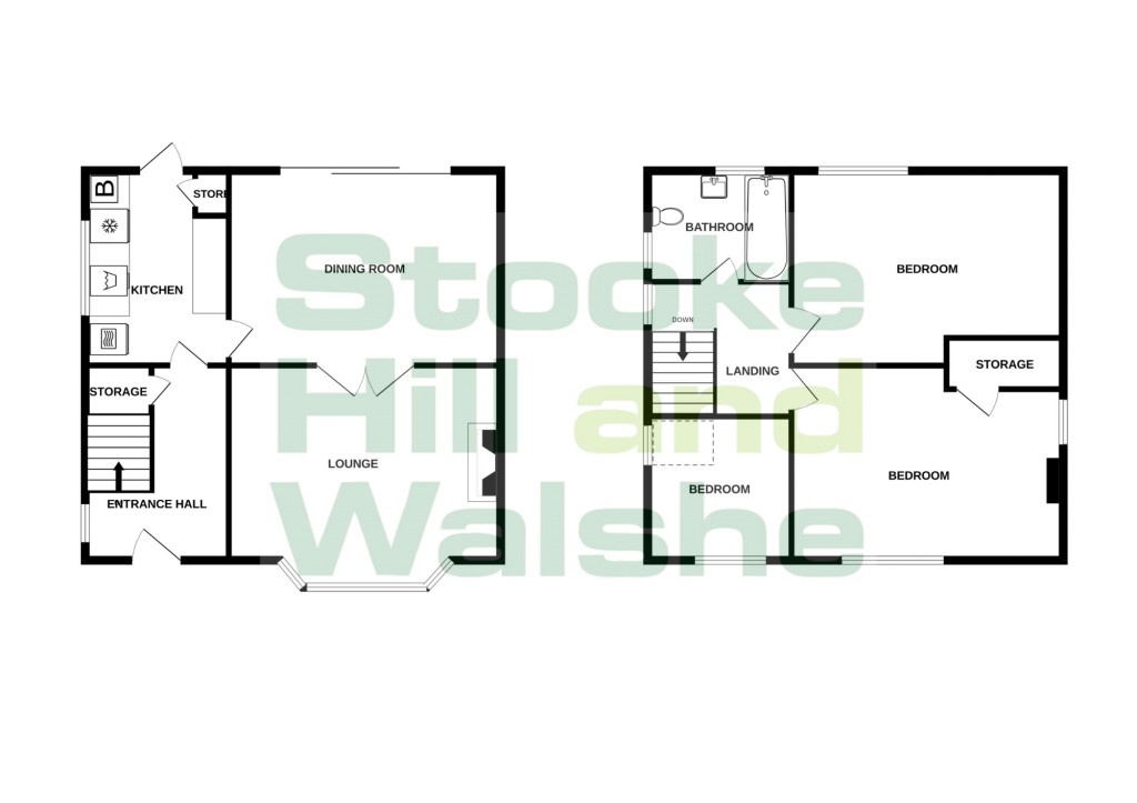 Floorplans For Westfield Street, Hereford