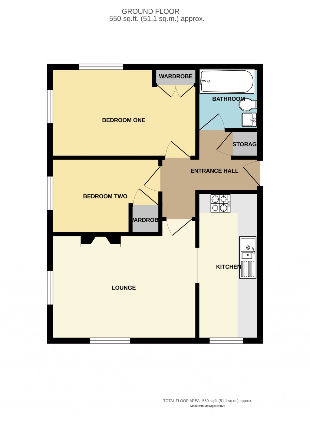 Floorplans For New Street, Ledbury, Herefordshire