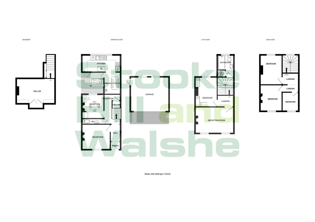 Floorplans For Barton Road, Hereford