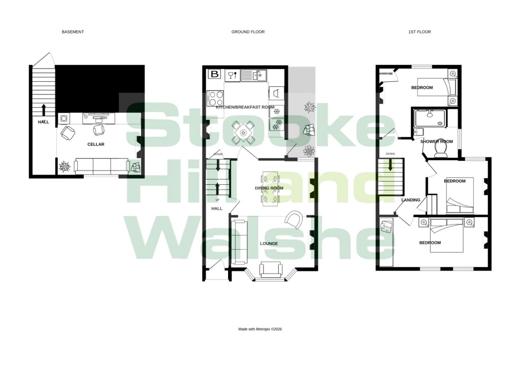 Floorplans For Baysham Street, Hereford