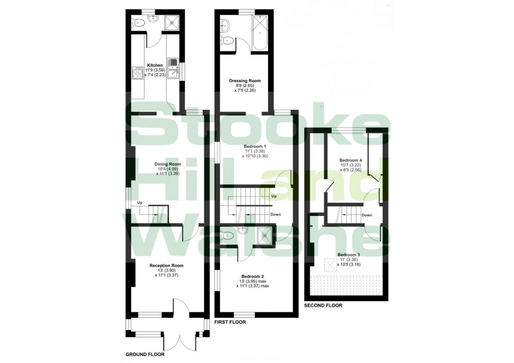 Floorplans For Barton Road, Hereford