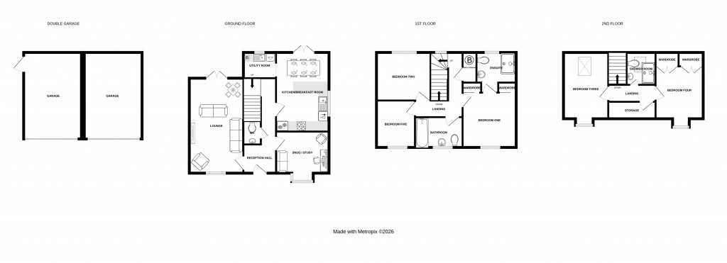 Floorplans For Campbell Road, Hereford